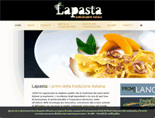 Tablet Screenshot of lapasta.biz