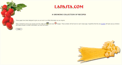 Desktop Screenshot of lapasta.com